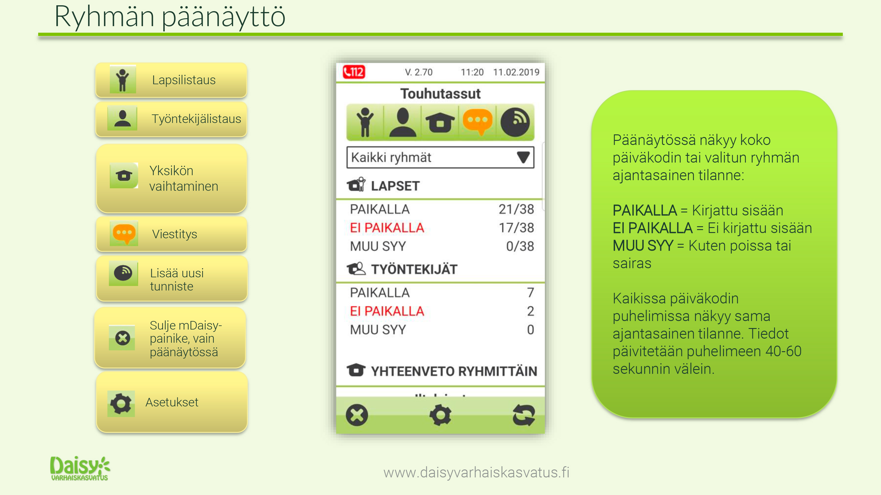 Päänäyttönäkymä