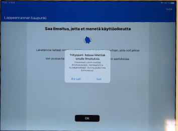 etähallinta ilmoitukset