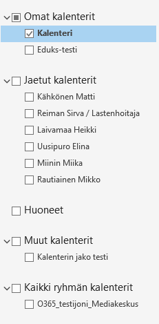 Kalenterivalikko.
